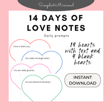 Load image into Gallery viewer, 14 Days of Love Notes