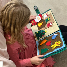 Load image into Gallery viewer, Christmas Quiet Book