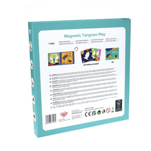 Load image into Gallery viewer, Magnetic Tangram Puzzle Play Set
