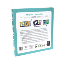 Load image into Gallery viewer, Magnetic Tangram Puzzle Play Set
