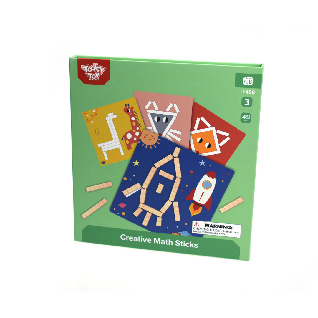 MAGNETIC PUZZLE - GEOMETRICAL SHAPES - Tooky Toy