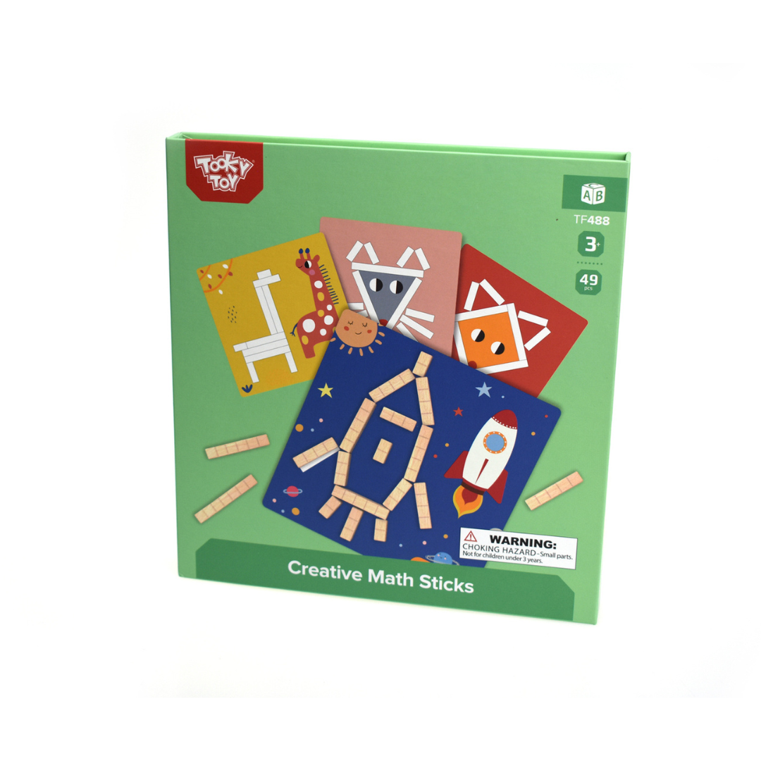 Magnetic Creative Math Sticks Play Quietly