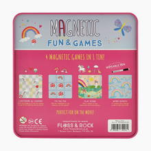 Load image into Gallery viewer, Rainbow Fairy Magnetic Fun & Games Tin