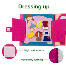 Load image into Gallery viewer, Girl's House Quiet Book