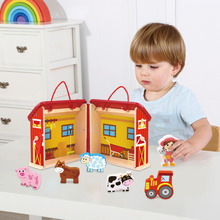 Load image into Gallery viewer, Foldable Farm Playset
