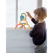 Load image into Gallery viewer, Wild Rainbow Wooden Balancing Game