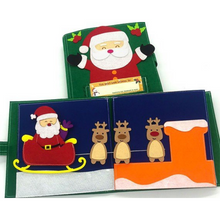 Load image into Gallery viewer, Christmas Quiet Book