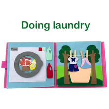 Load image into Gallery viewer, Girl's House Quiet Book