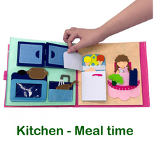 Load image into Gallery viewer, Girl's House Quiet Book