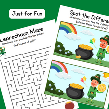 Load image into Gallery viewer, St. Patrick's Day Activity Book