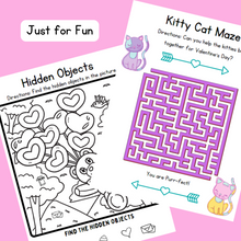 Load image into Gallery viewer, Valentine's Day Activity Book