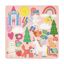 Load image into Gallery viewer, Rainbow Fairy Magnetic Fun & Games Tin