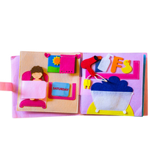 Load image into Gallery viewer, Girl's House Quiet Book