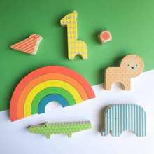 Load image into Gallery viewer, Wild Rainbow Wooden Balancing Game