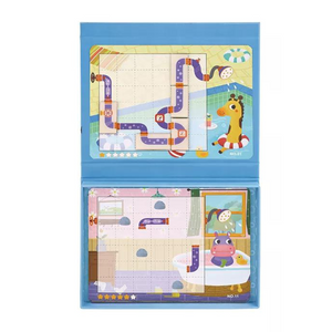 Turn On the Water- Magnetic Pipe Puzzle