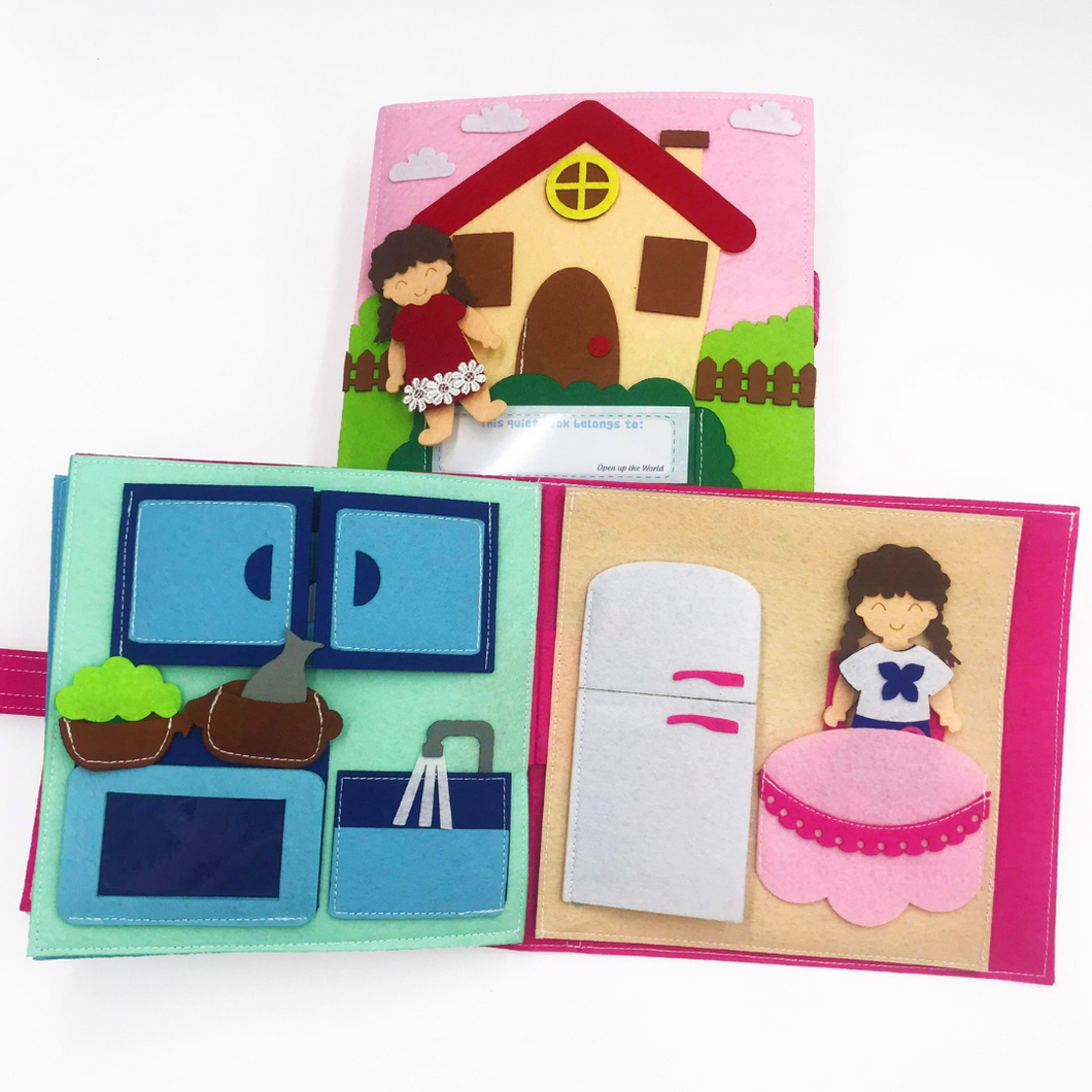 Girl's House Quiet Book