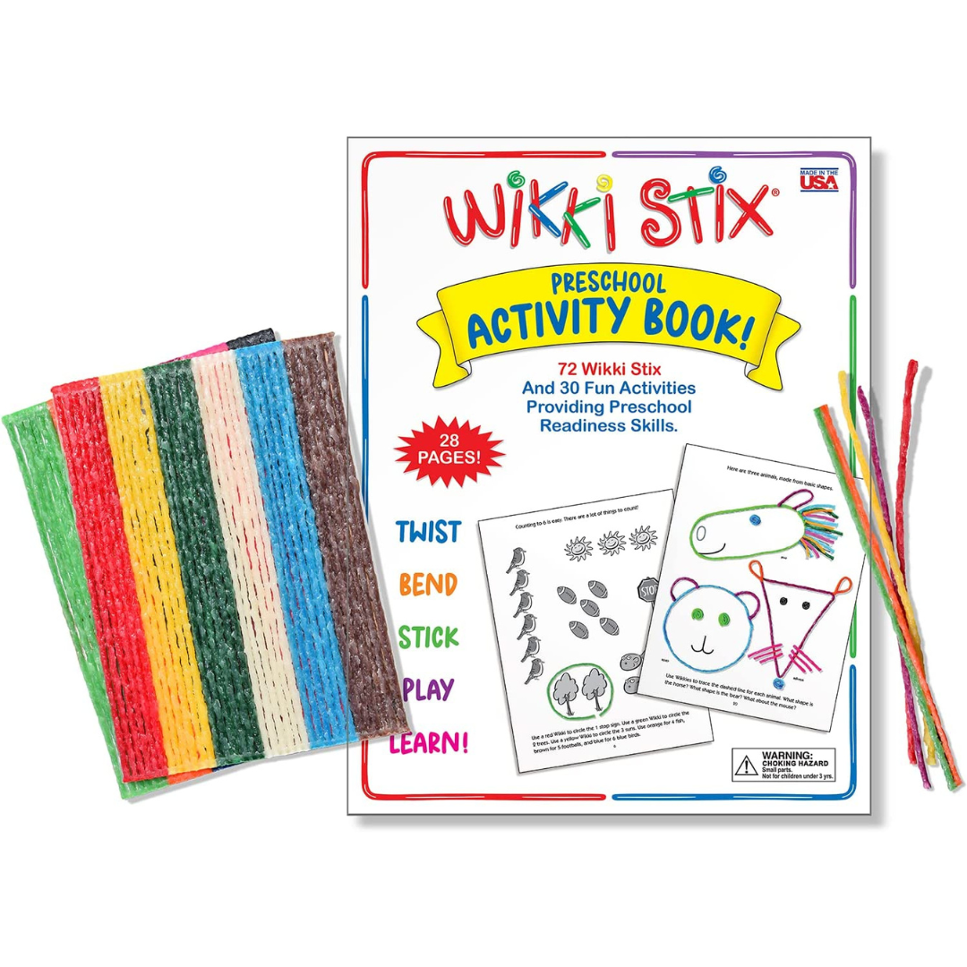 Wikki Stix Preschool Activity Book – Play Quietly
