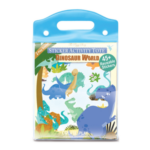 Dinosaur World Sticker Activity Tote