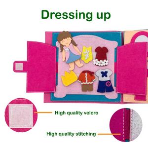 Girl's House Quiet Book