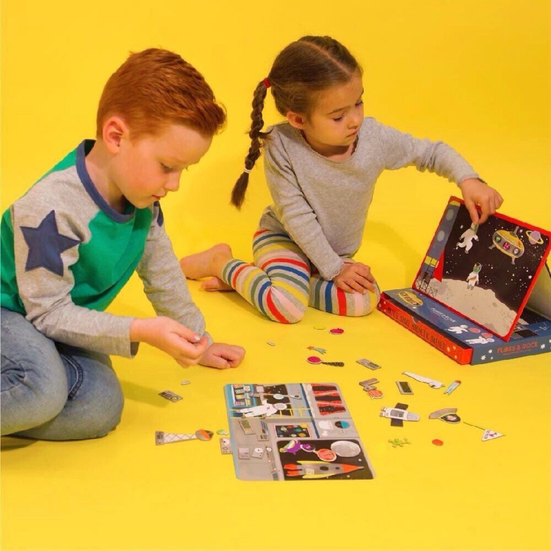 Outer Space Scenes Play Quietly