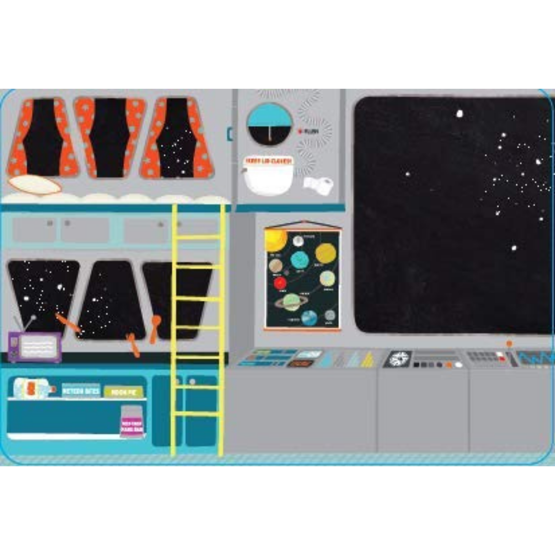 Outer Space Scenes Play Quietly